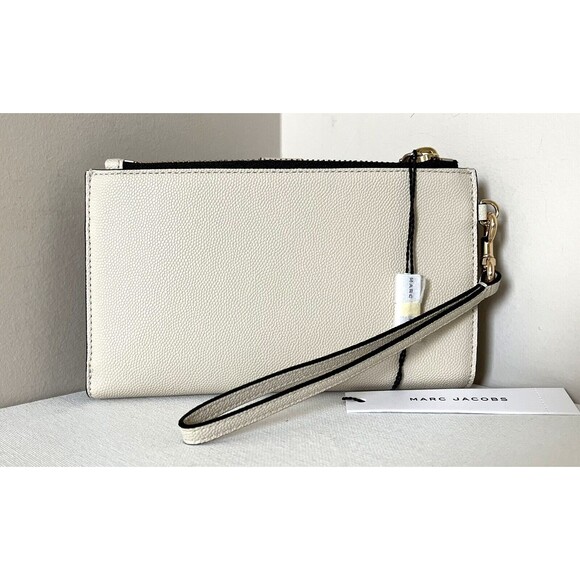 New Marc Jacobs BRB Phone Wallet Wristlet Marshmallow - Picture 3 of 5